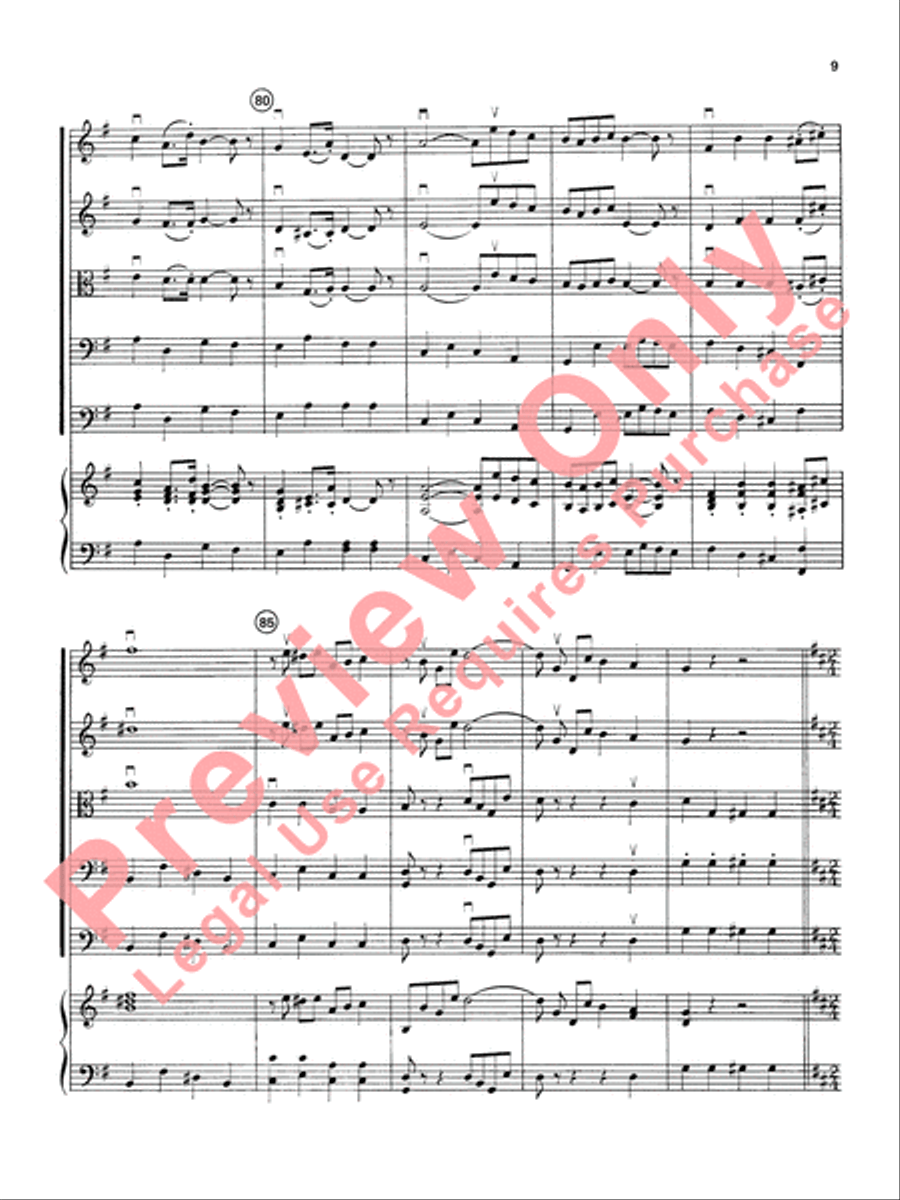 Carmen Suite String Orchestra scores gallery preview page 10