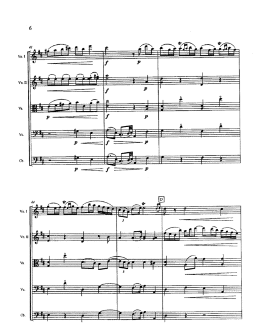 Sonata for Strings String Orchestra scores gallery preview page 7