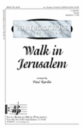 Book cover for Walk in Jerusalem - SATB Octavo