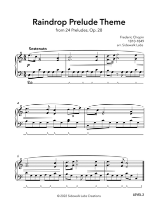 Book cover for Raindrop Prelude Theme