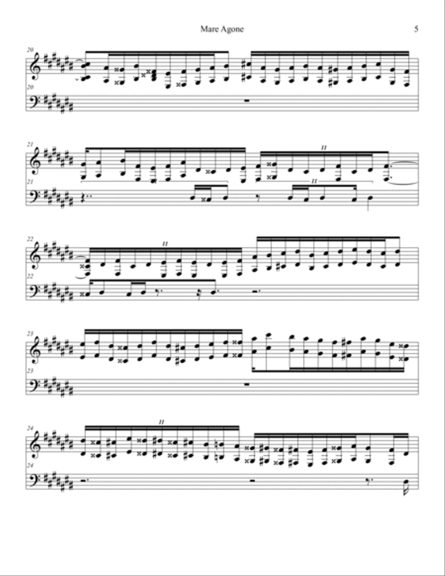 Mare Agone Part scores gallery preview page 5