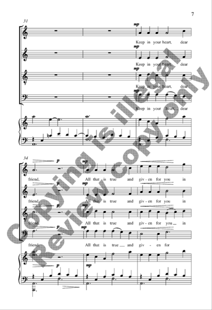Ever Love Ever Love 4-Part scores gallery preview page 14