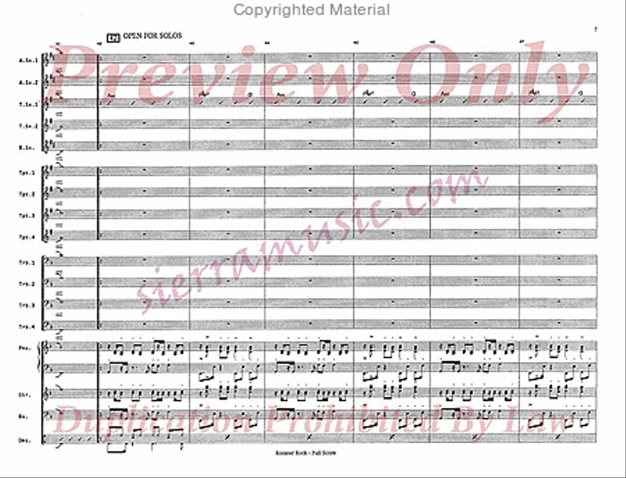 Rooster Parade Big Band scores gallery preview page 8