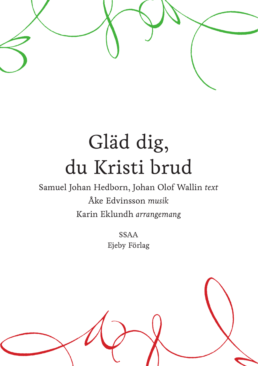 Gläd dig, du Kristi brud