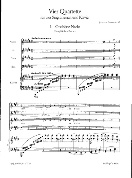 4 Quartets Op. 92