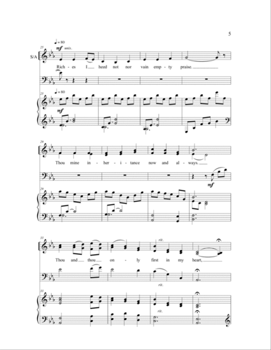 Be Thou My Vision 4-Part scores gallery preview page 7