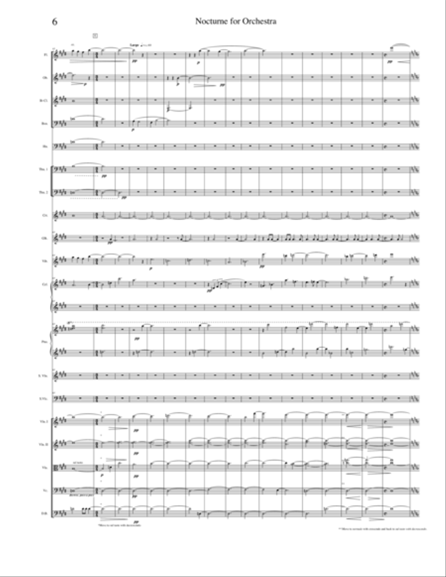 Nocturne for Orchestra Full Orchestra scores gallery preview page 6