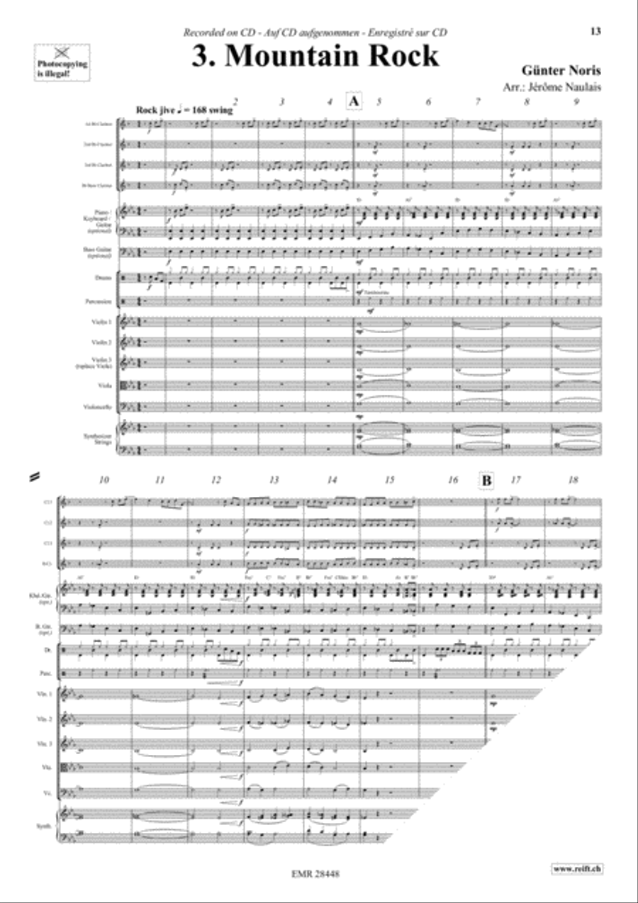 Let's Dance Volume 4 Let's Dance Volume 4 Clarinet Quartet scores gallery preview page 5