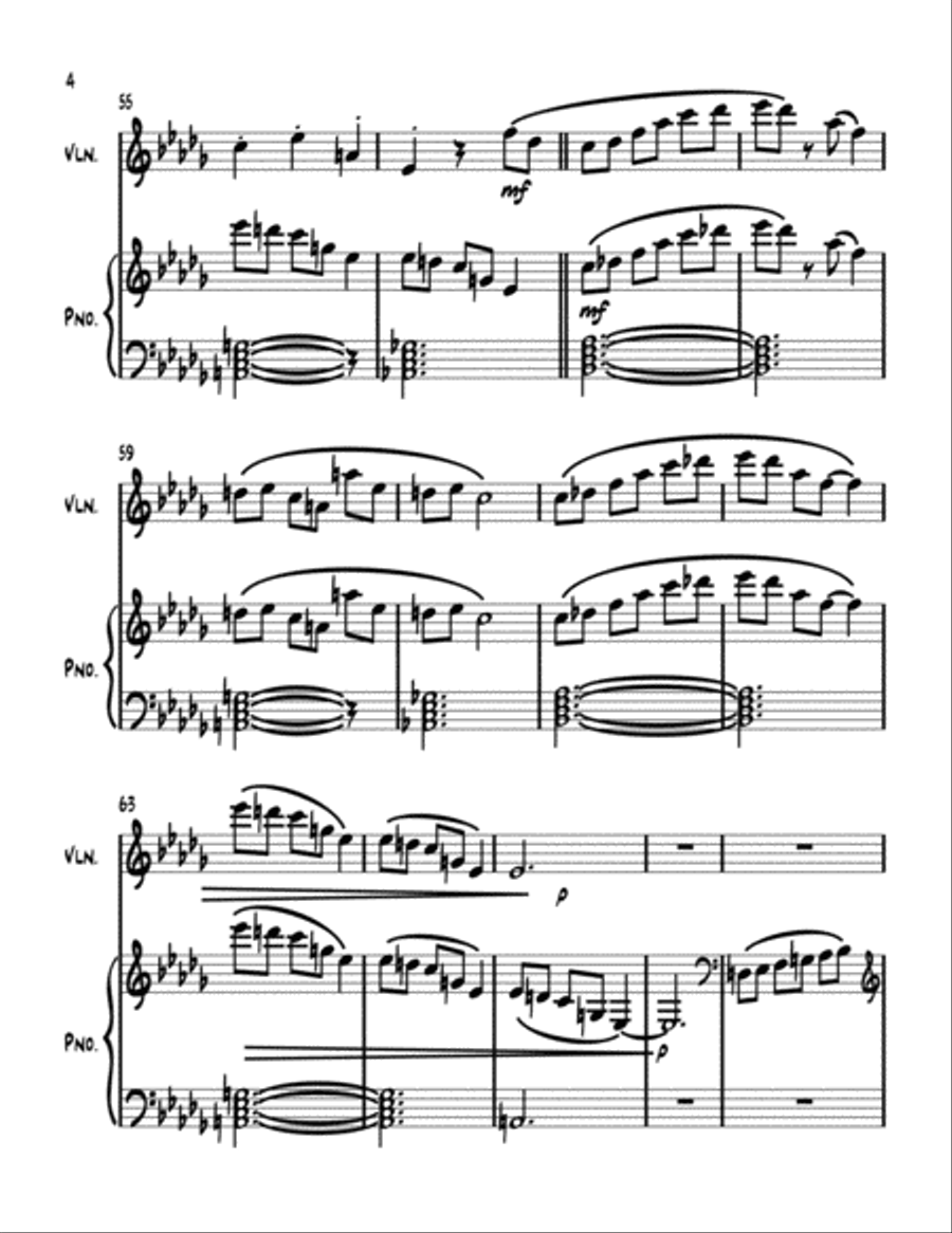 The Voyage of Will Steed no. 2 Violin Solo scores gallery preview page 4