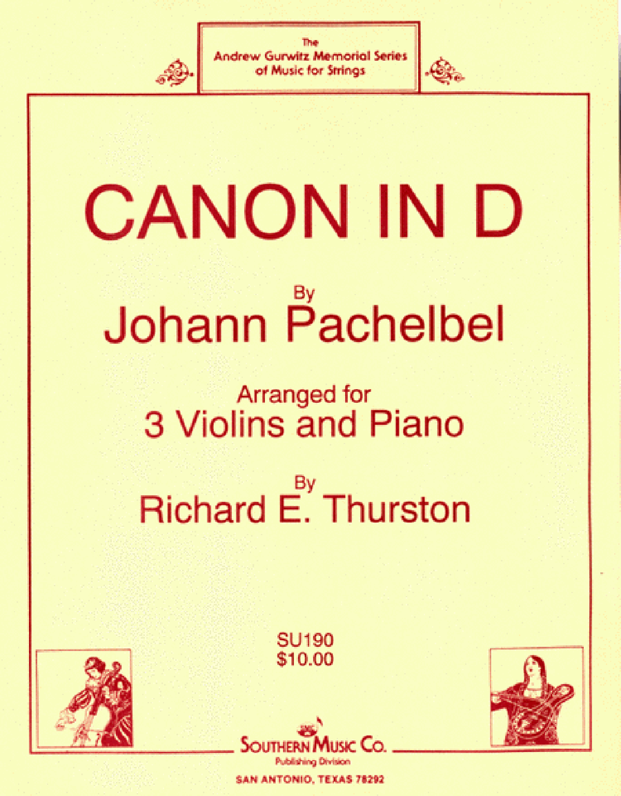 Canon in D Violin scores gallery preview page 1