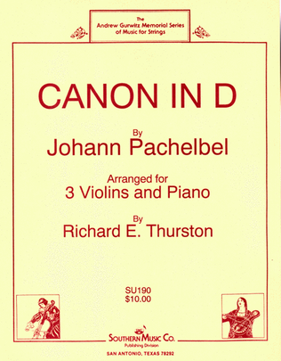 Book cover for Canon in D