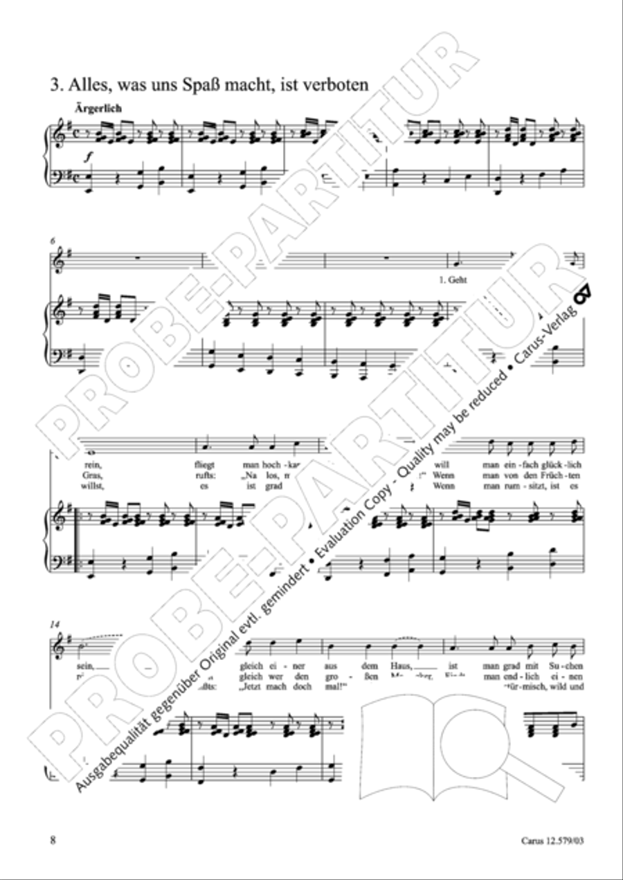 Der Garten des Riesen Children's Choir scores gallery preview page 9