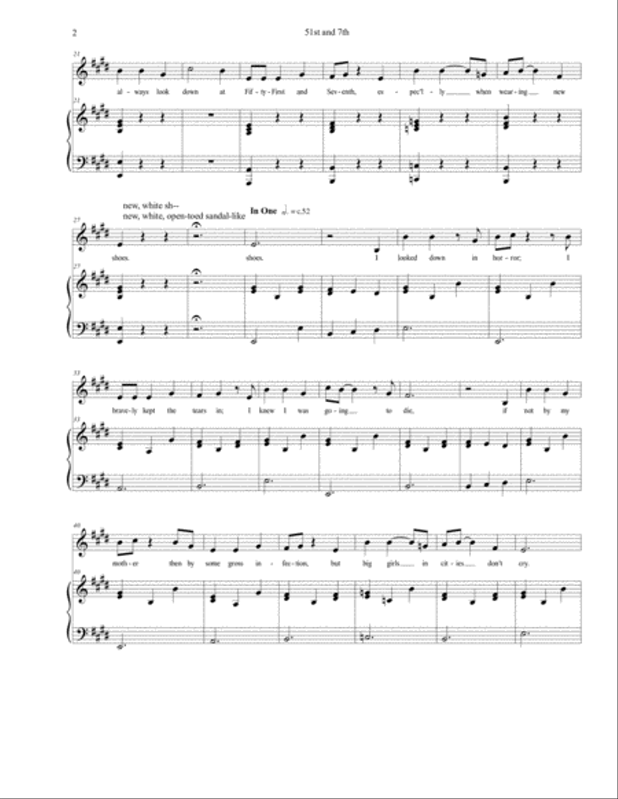 51st and 7th (There's Always a Puddle) Voice scores gallery preview page 2