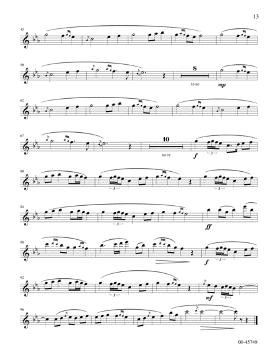 Celtic Dance on Pleading Savior Handbell Choir scores gallery preview page 13