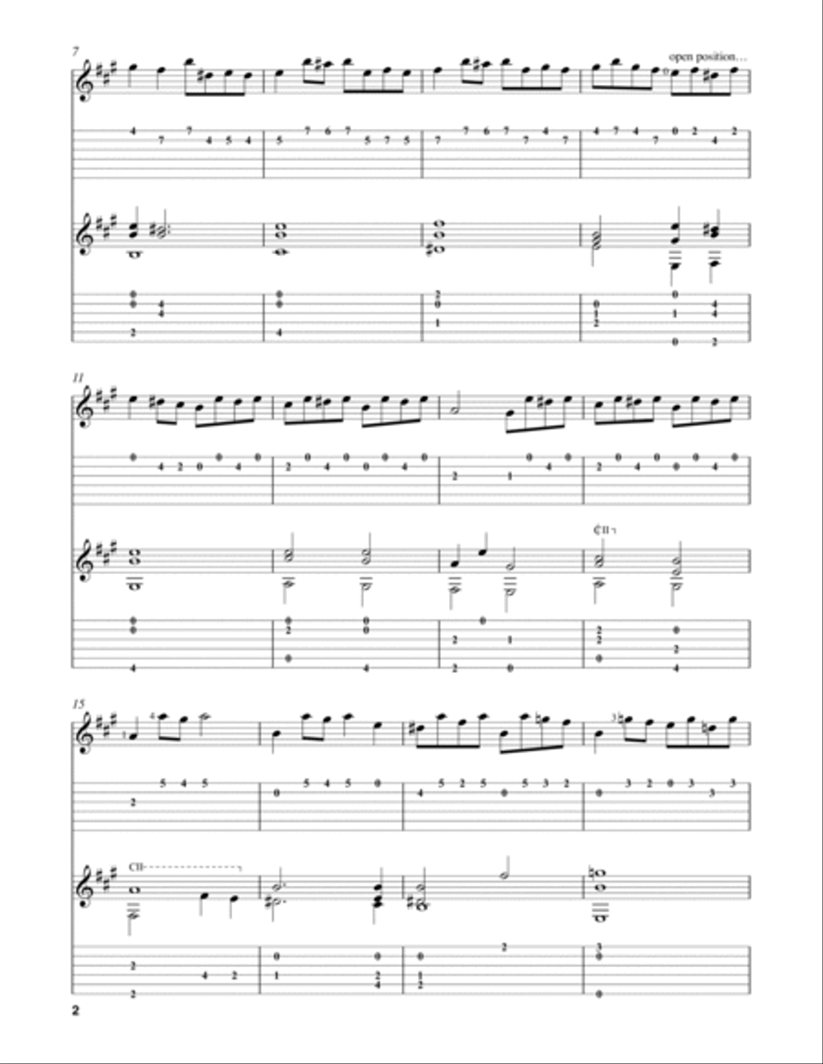 Bourrée (from Lute Suite No. 32) Lute scores gallery preview page 2