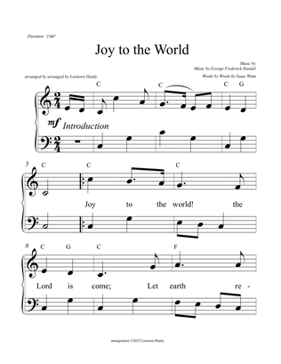 Joy To the World (Beginner)