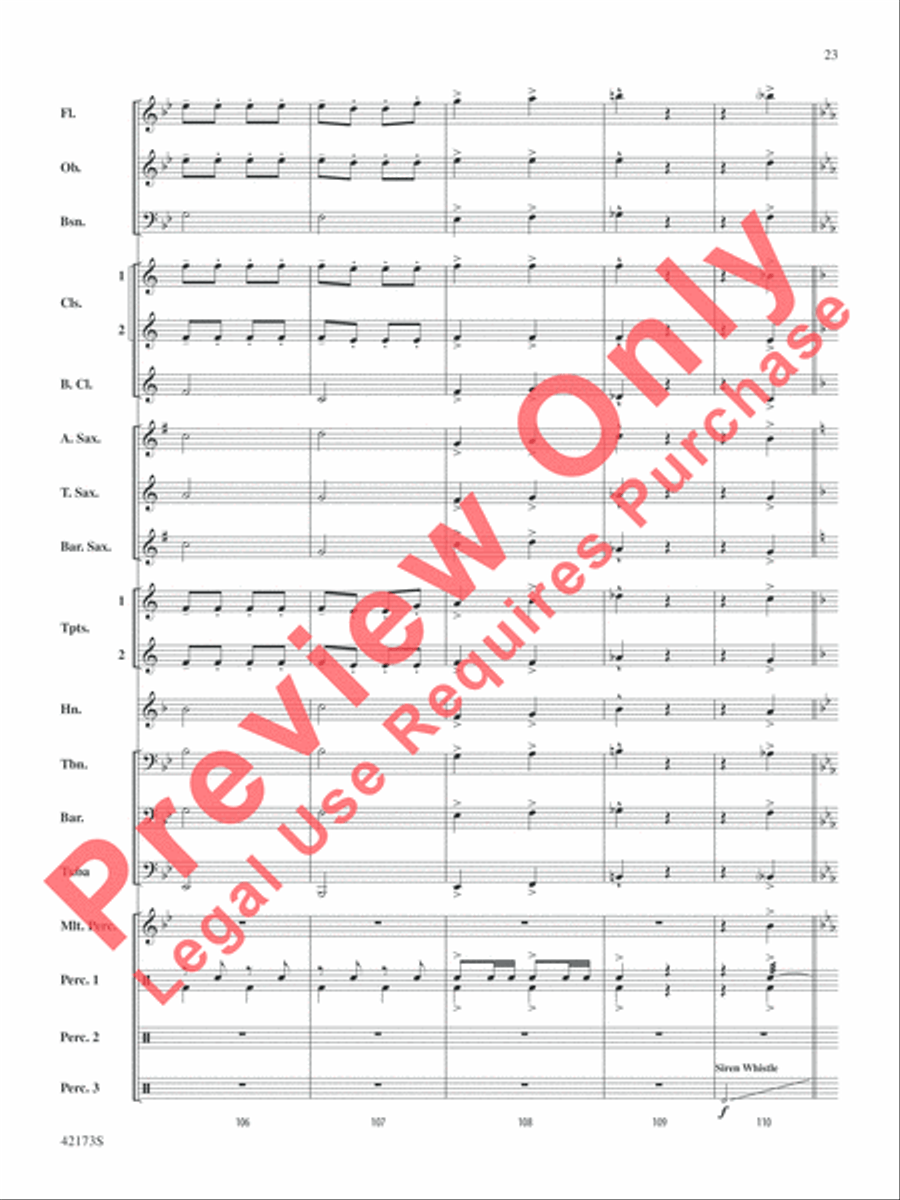 Jingle Band! Concert Band scores gallery preview page 24