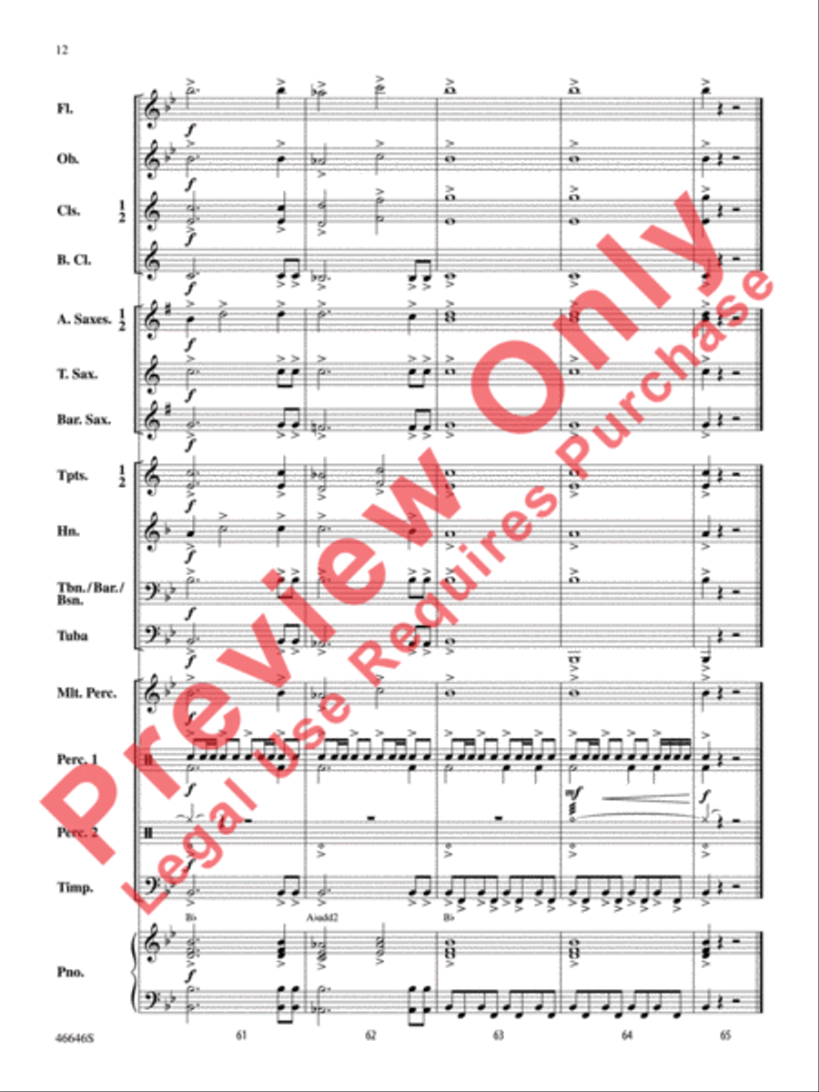 American Pride American Pride Concert Band scores gallery preview page 13