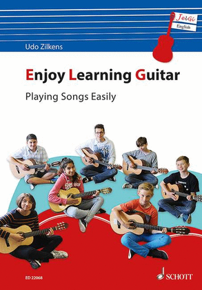 Book cover for Enjoy Learning Guitar - Playing Songs Easily