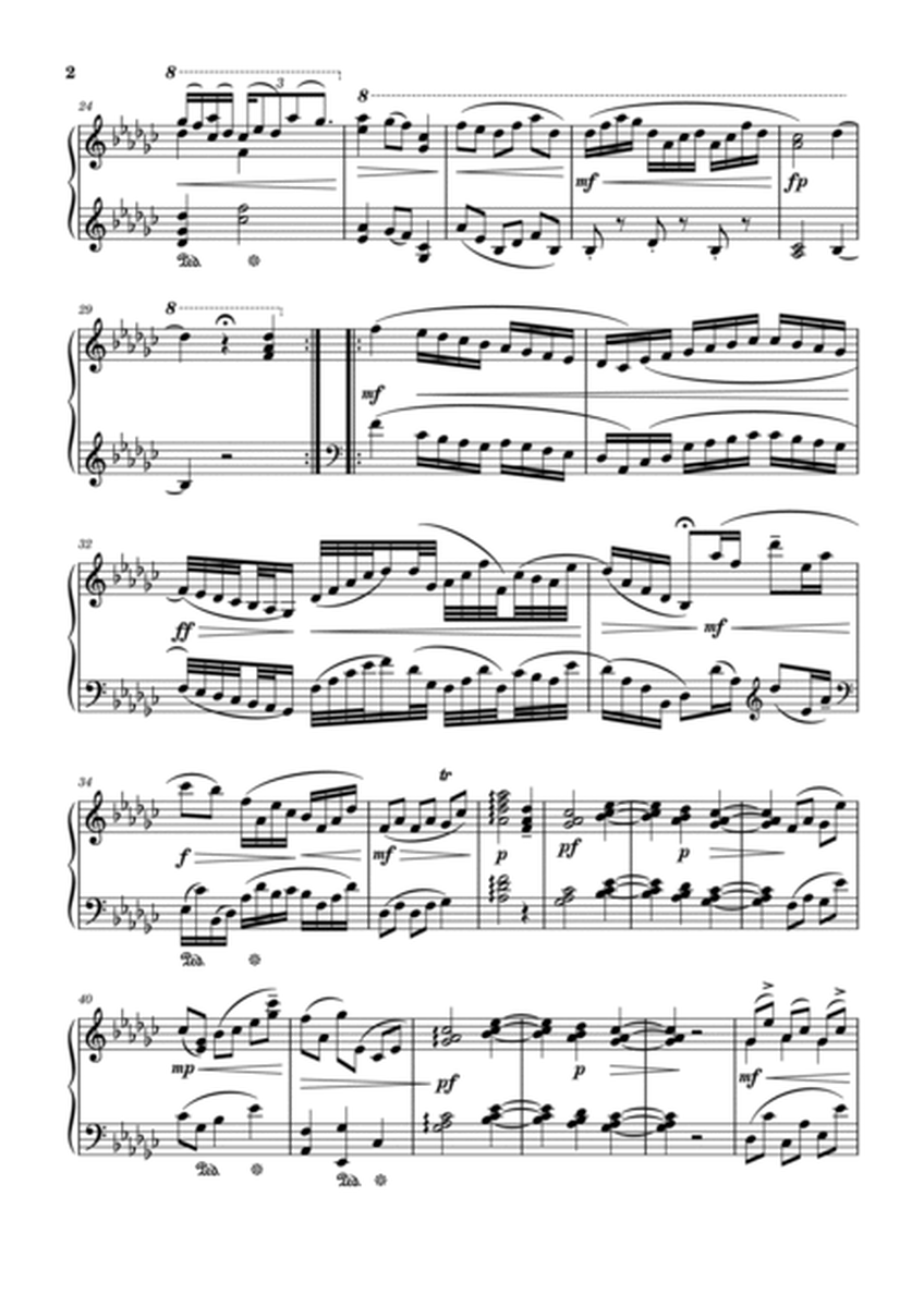 Sonata para Piano(Segundo Movimiento)-Beautiful things Op.2 No.8
