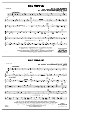 The Middle (arr. Ishbah Cox) - Bb Tenor Sax