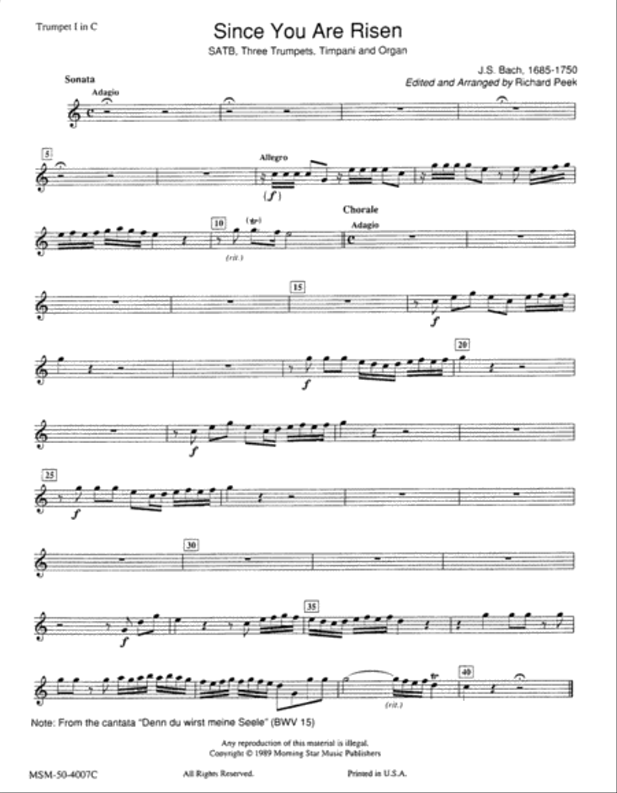 Since You Are Risen Since You Are Risen Choir scores gallery preview page 4