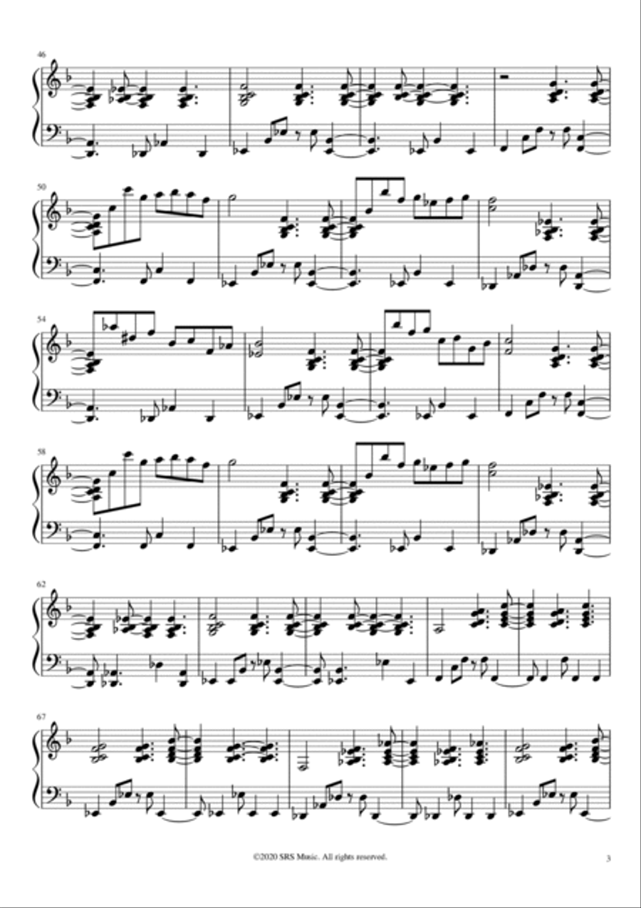 Bring It On Piano Solo scores gallery preview page 3