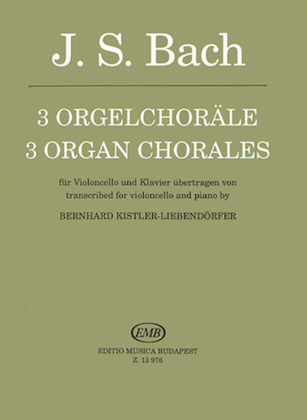 Book cover for Three Organ Chorales
