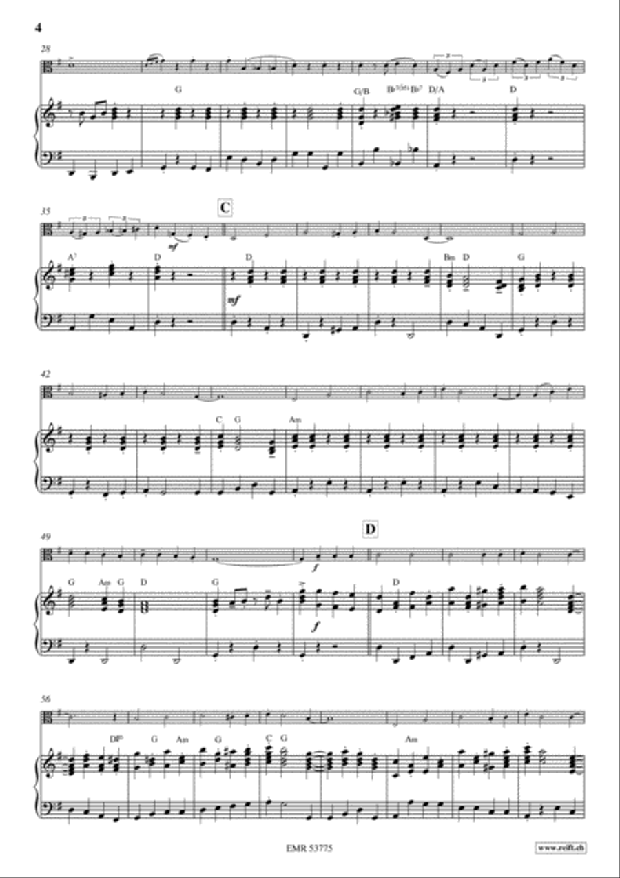 Hessen March Viola scores gallery preview page 5