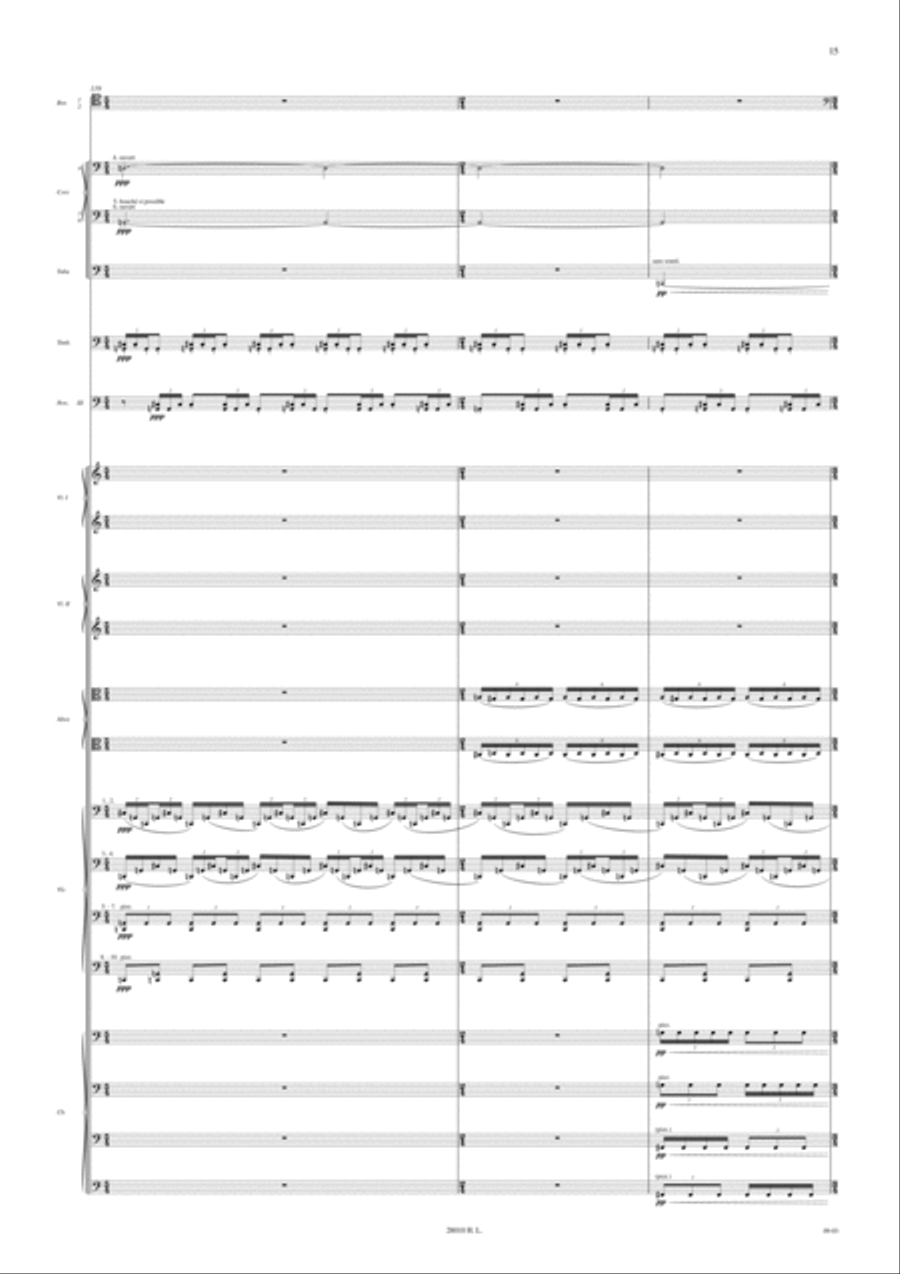 Le Cypres Blanc Orchestra scores gallery preview page 12