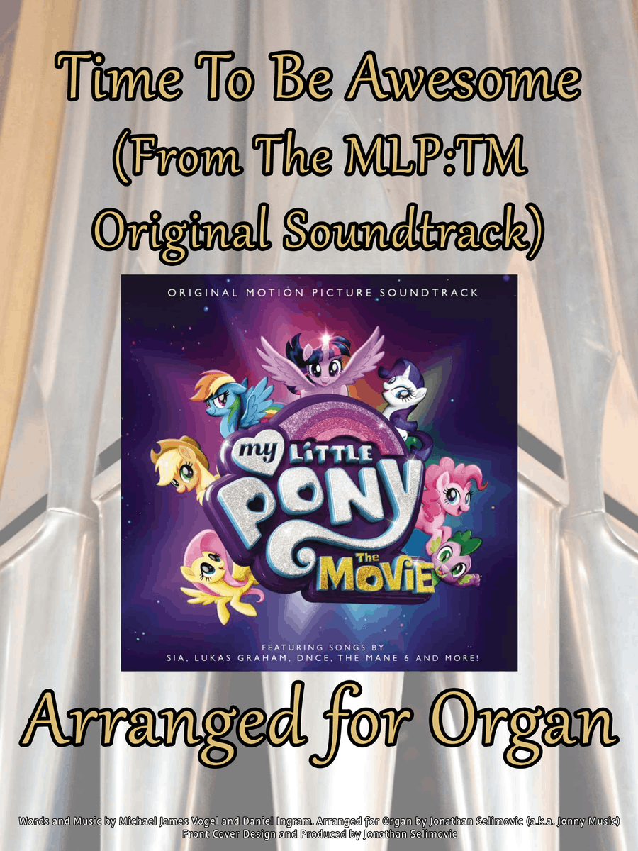 Time To Be Awesome Organ Solo scores gallery preview page 1