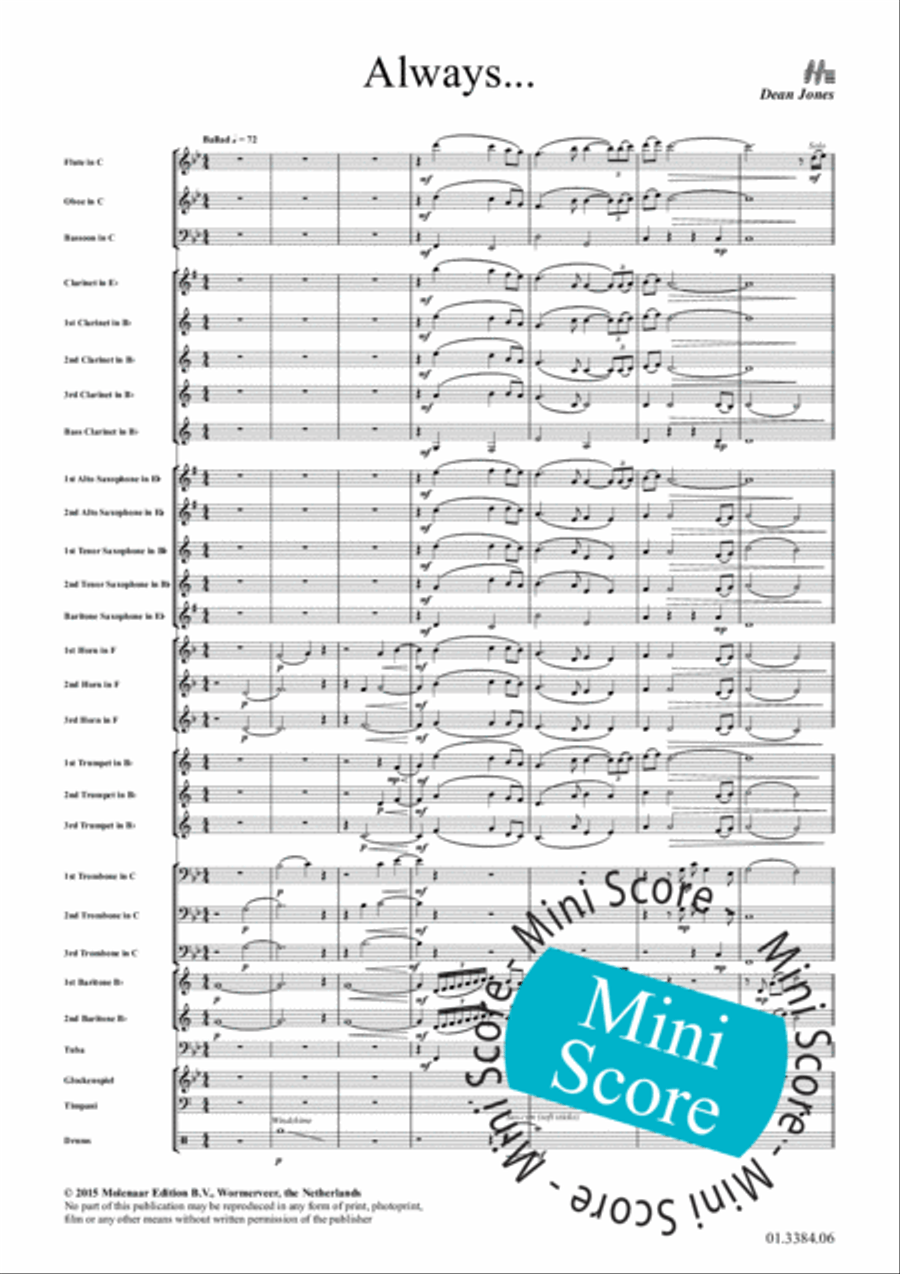 Always... Concert Band scores gallery preview page 5