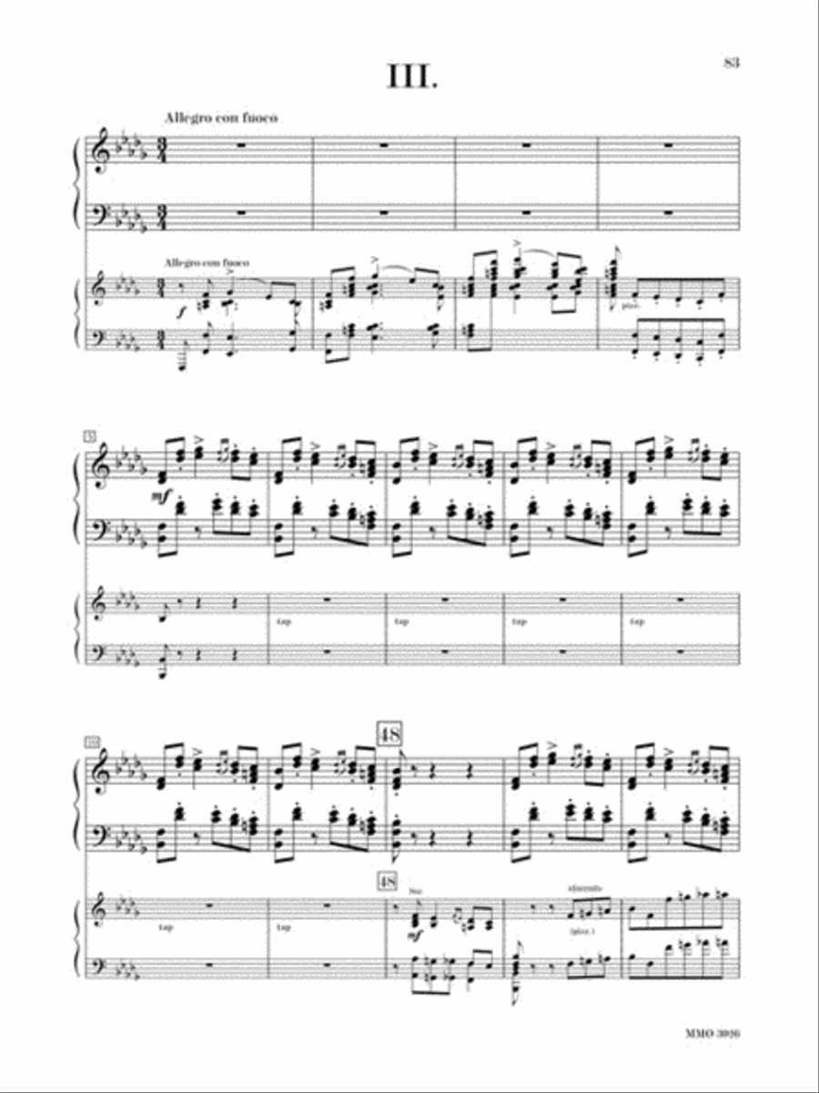 Tchaikovsky - Concerto No. 1 in B-flat Minor, Op. 23 Piano Solo scores gallery preview page 5