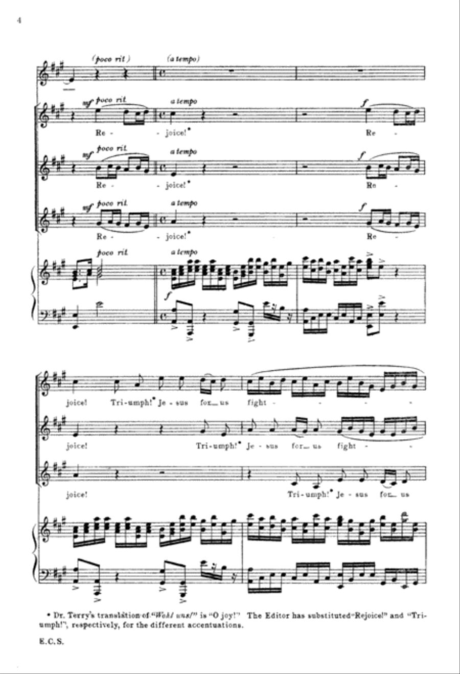 Cantata 67: Peace Be Unto You SSA scores gallery preview page 4