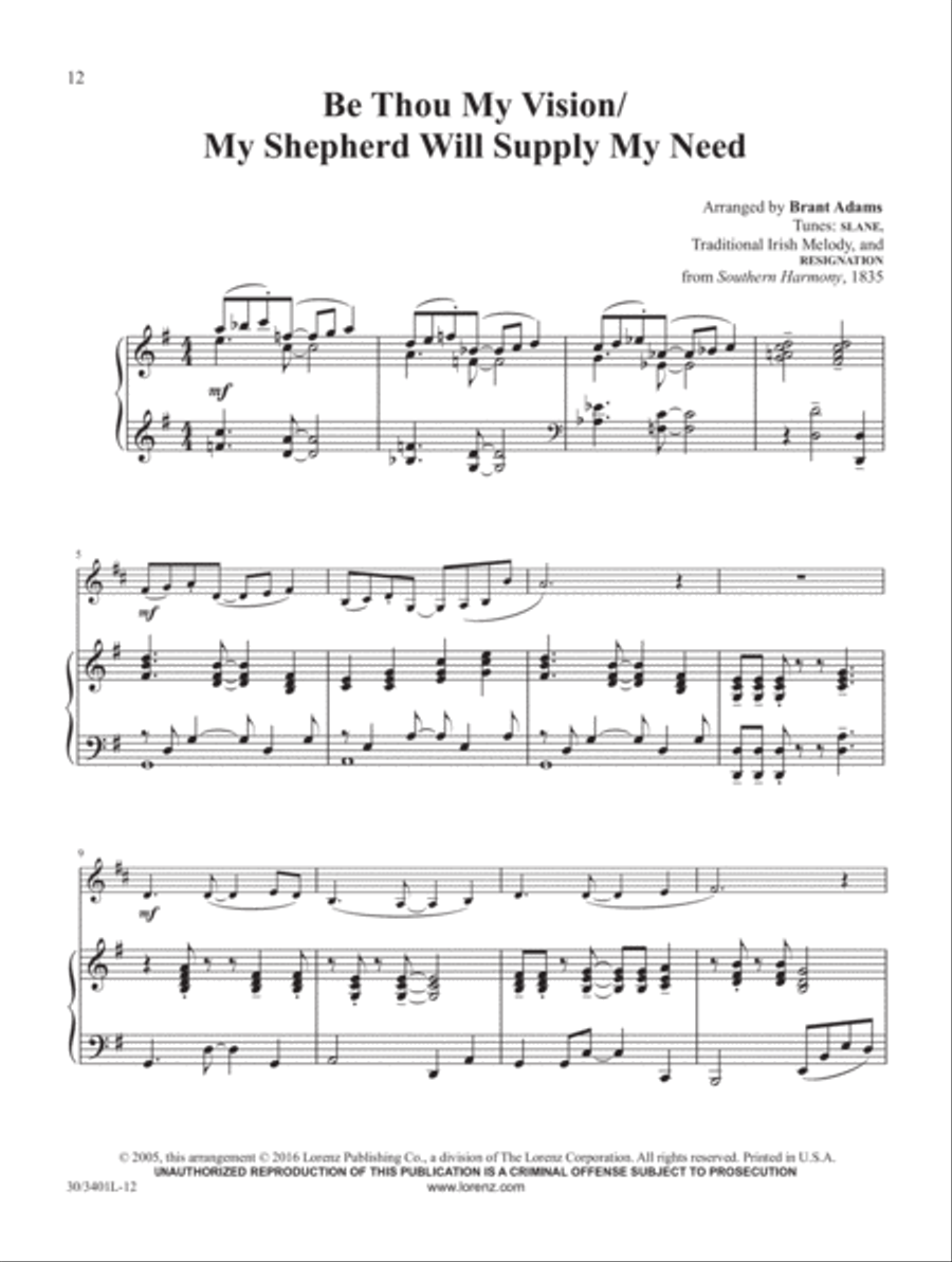 French Horn Solos for Worship, Vol. 2 Piano scores gallery preview page 5