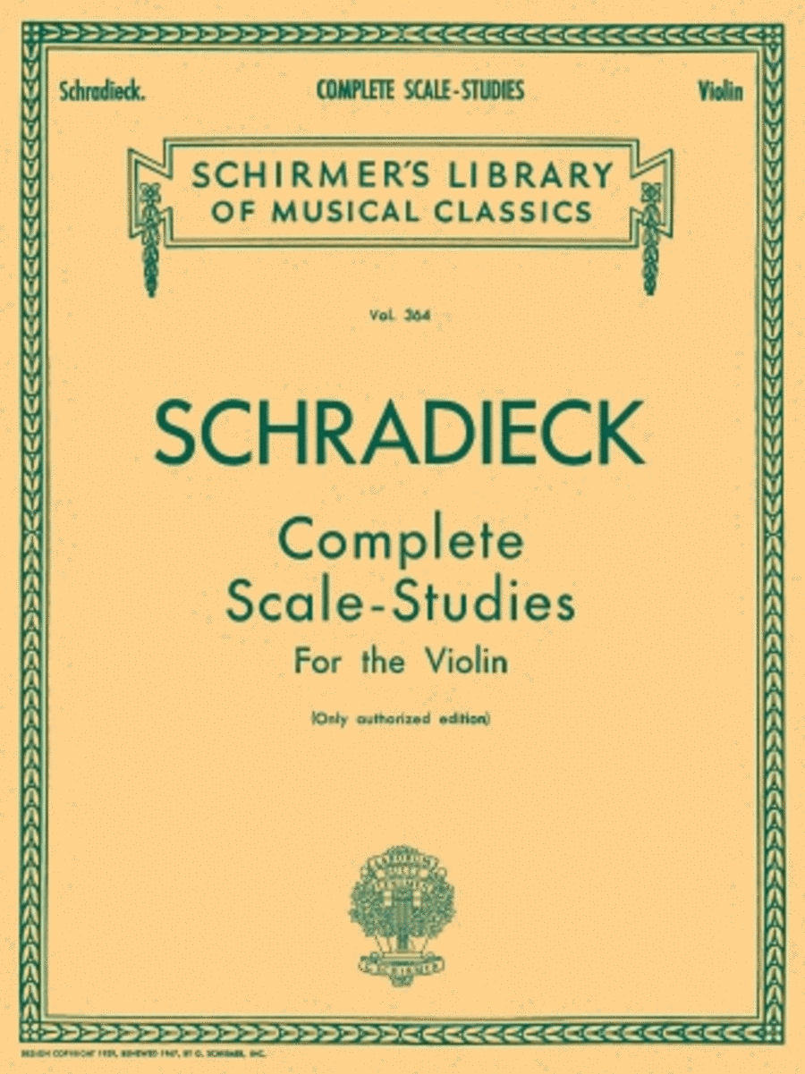 Scale Studies (Authorized Edition) Violin scores gallery preview page 1