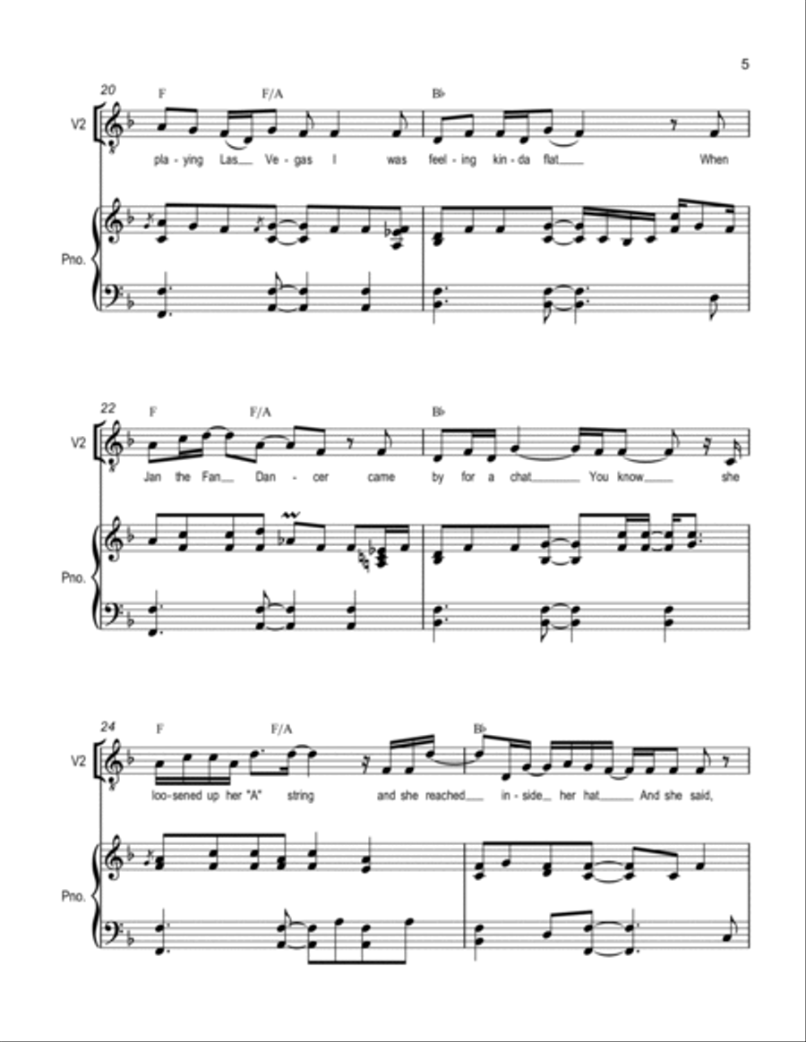 Once In The Morning Voice scores gallery preview page 5