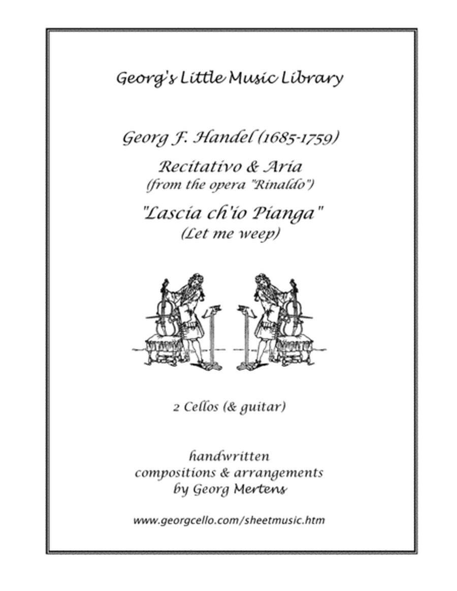 Handel - Recitativo & Aria "Lascia ch'io pianga" for cello & guitar