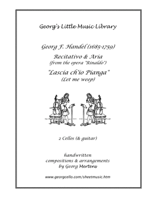 Handel - Recitativo & Aria "Lascia ch'io pianga" for cello & guitar