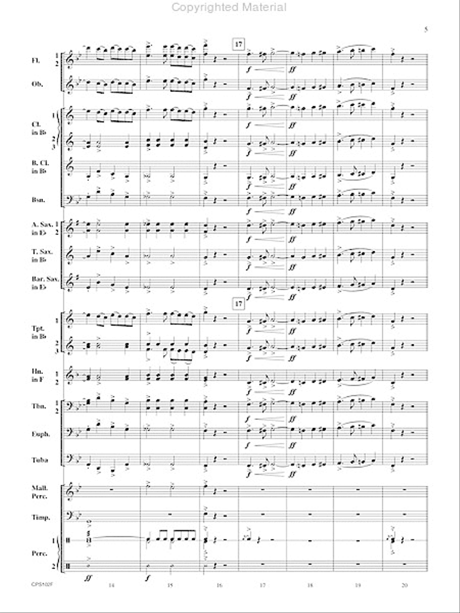 Rifle Regiment Rifle Regiment Concert Band scores gallery preview page 6