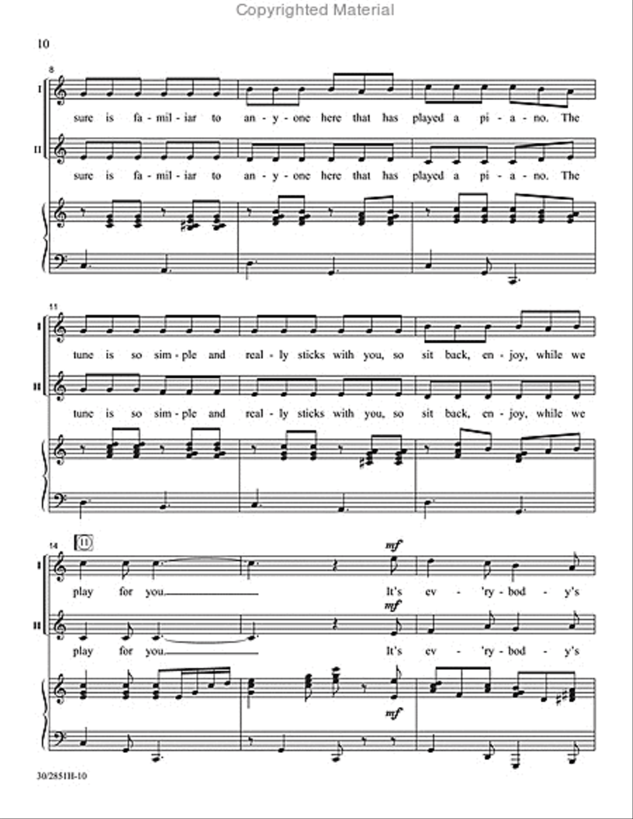 What a Novel Idea! 2-Part scores gallery preview page 7