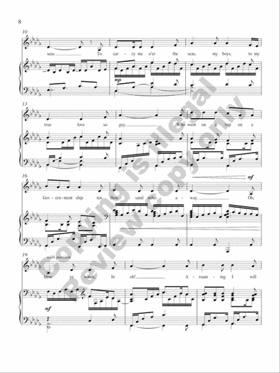 American Folk Set Low Voice scores gallery preview page 10