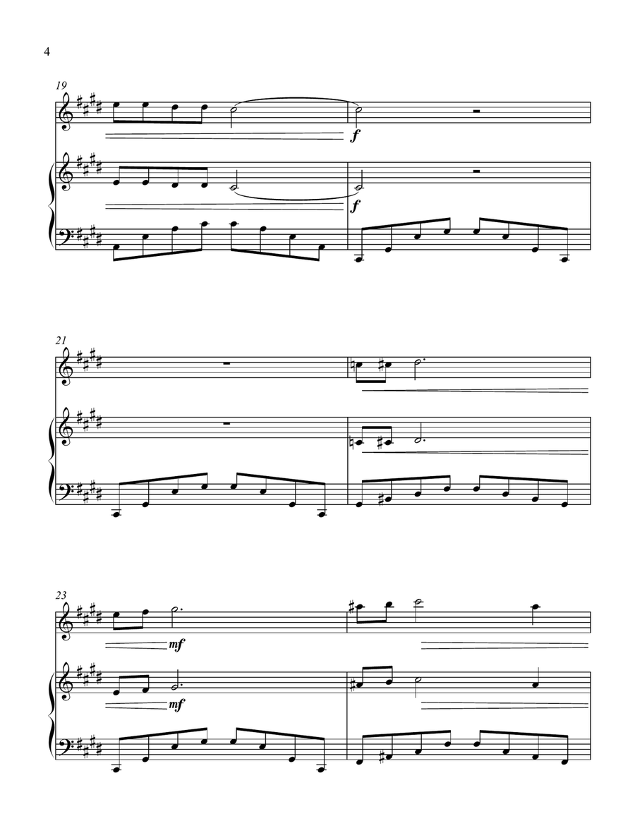 Walking In The Air Flute Solo scores gallery preview page 4