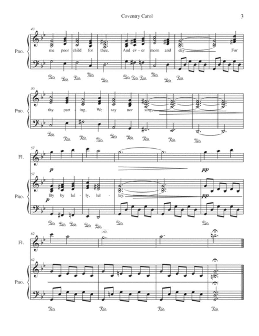 Christmas for Flute and Piano Flute Solo scores gallery preview page 4