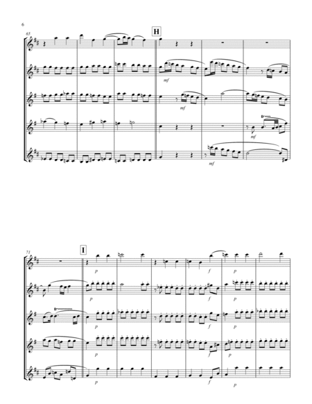 Recordare (from "Requiem") (F) (Saxophone Quintet - 2 Alto, 2 Ten, 1 Bari)