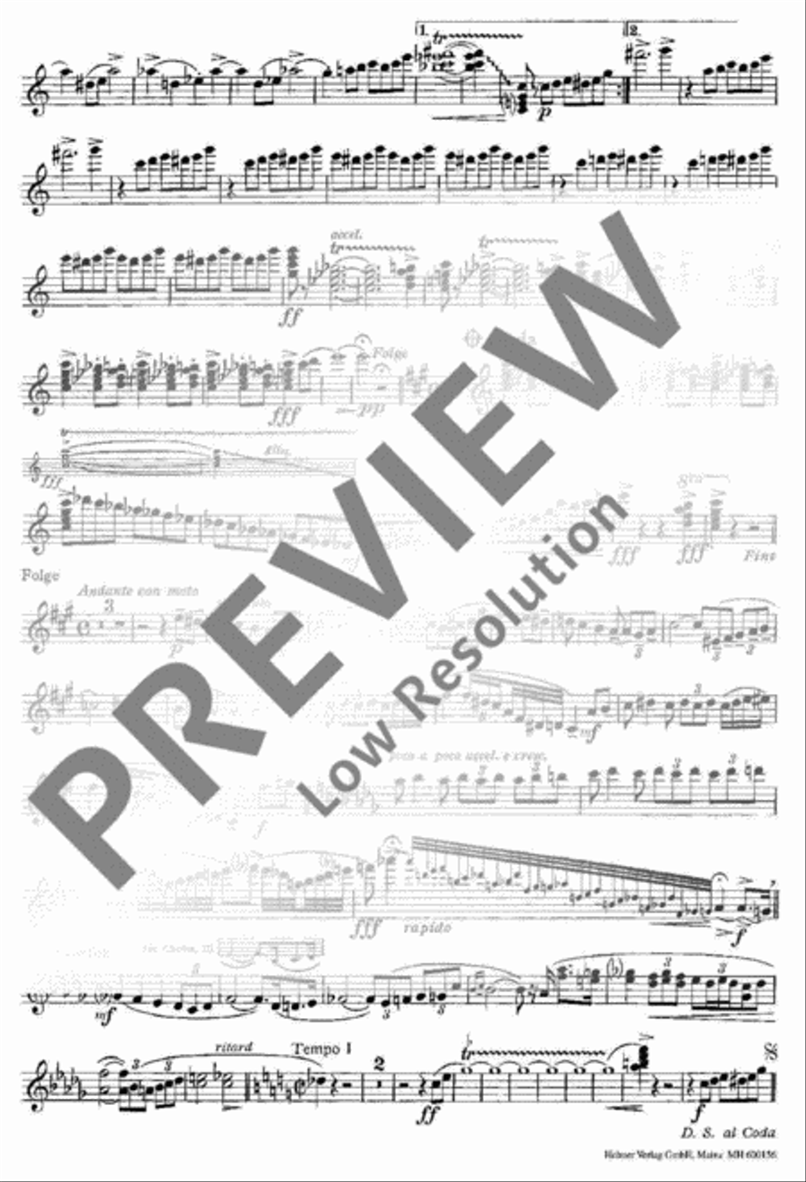 Intermezzo giocoso Piano Accompaniment scores gallery preview page 11