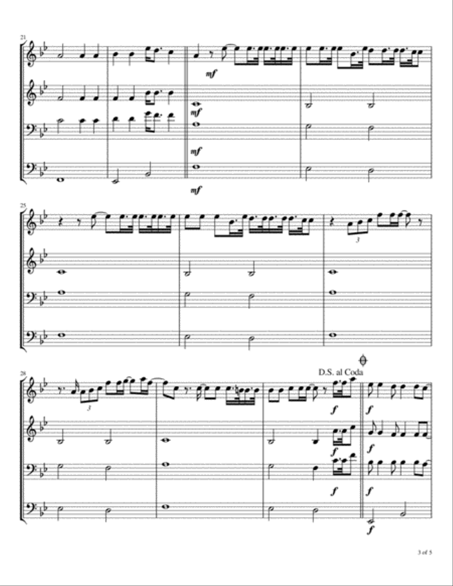 Jericho Brass Ensemble scores gallery preview page 4