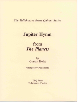 Jupiter Hymn (I Vow To Thee My Country)