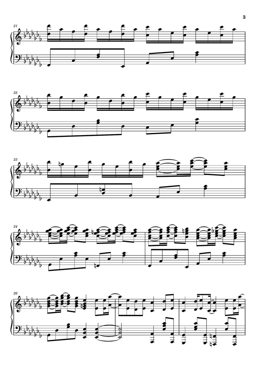 Everyday Piano Solo scores gallery preview page 3