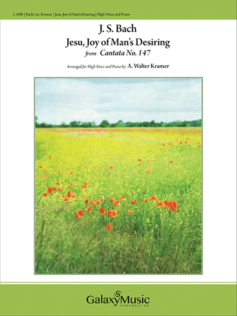 Jesu, Joy of Man's Desiring High Voice scores gallery preview page 1